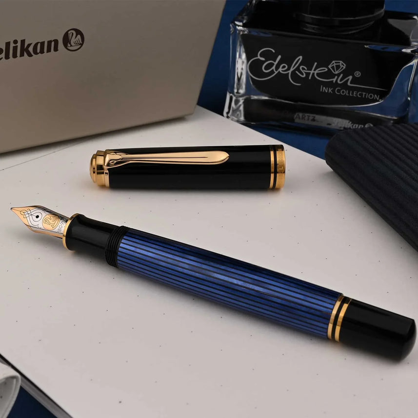 Pelikan Souveran M800 Fountain Pen – Black Blue