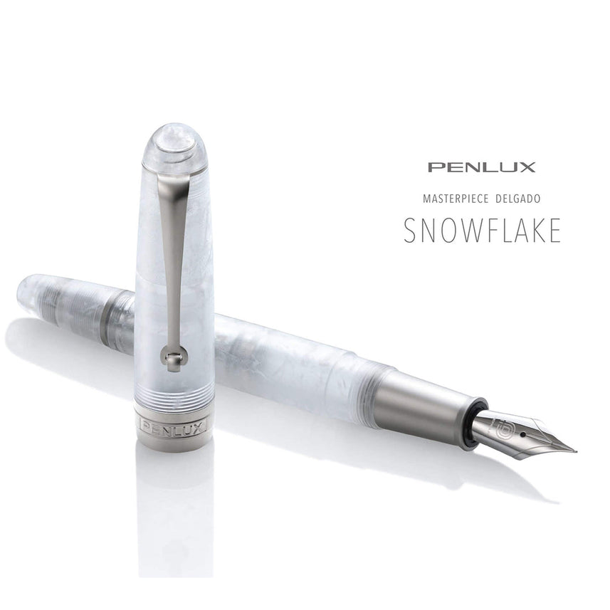 Penlux Masterpiece Delgado Snowflake Fountain Pen