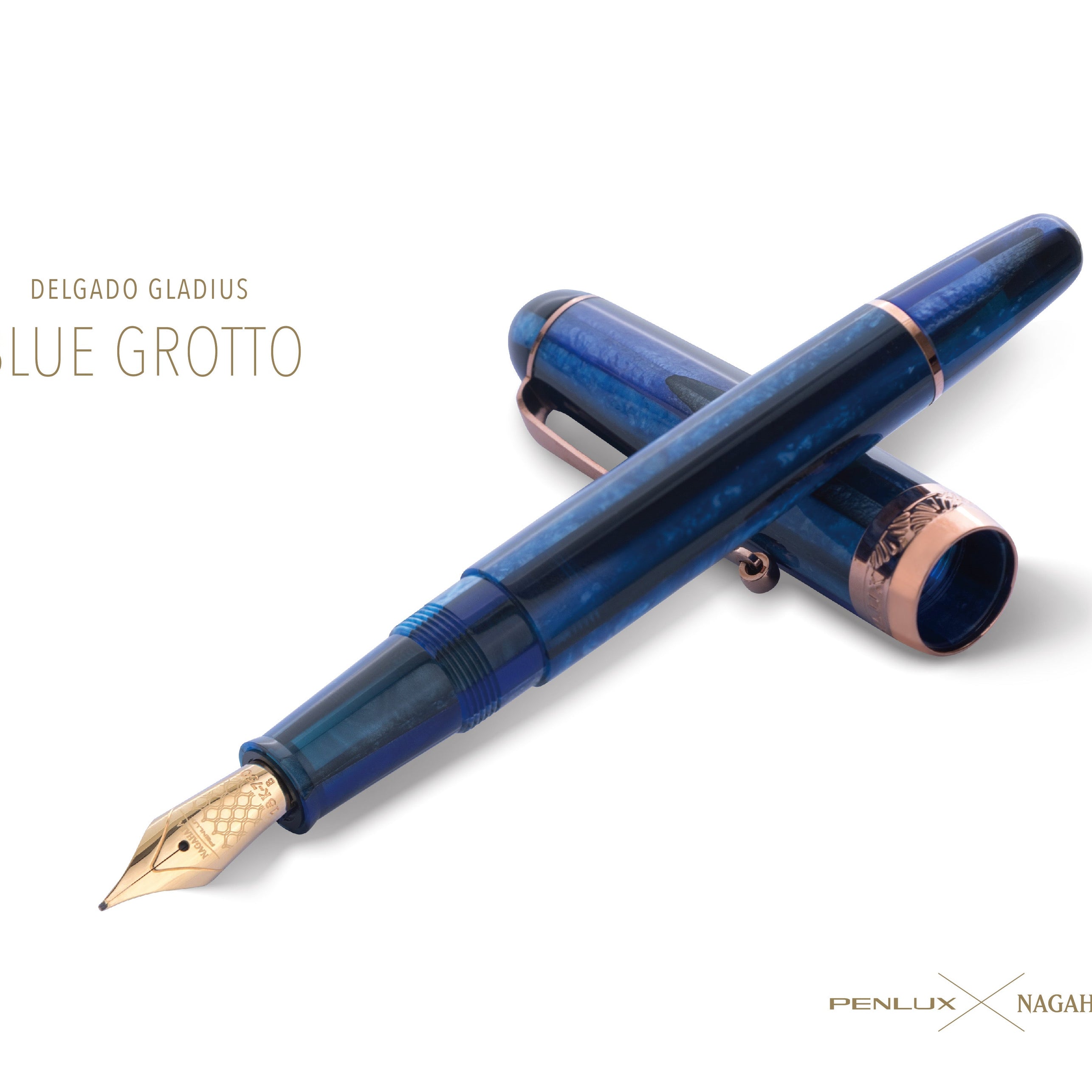 Penlux | Fountain Pen | Delgado Glad Us | Blue Grotto