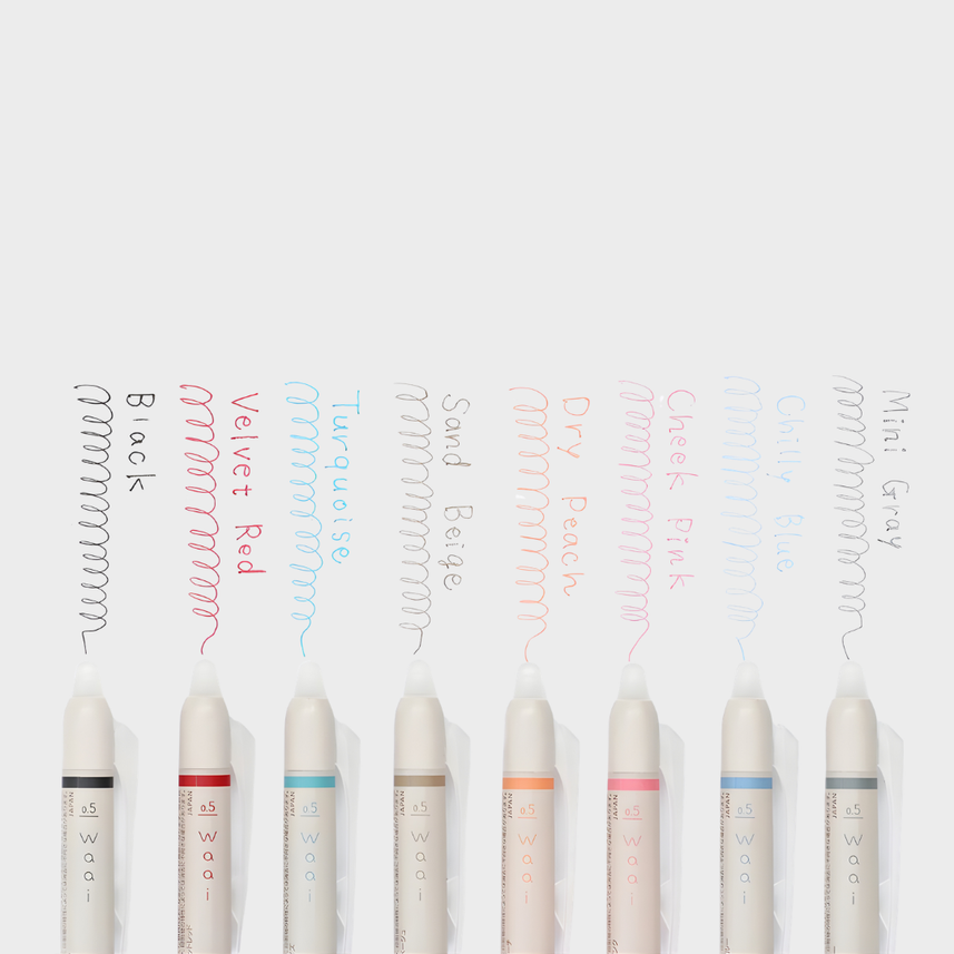 Pilot | Ballpoint Pen | 0.5mm | Frixion Waai | Set of 8 | LFW-15-8C