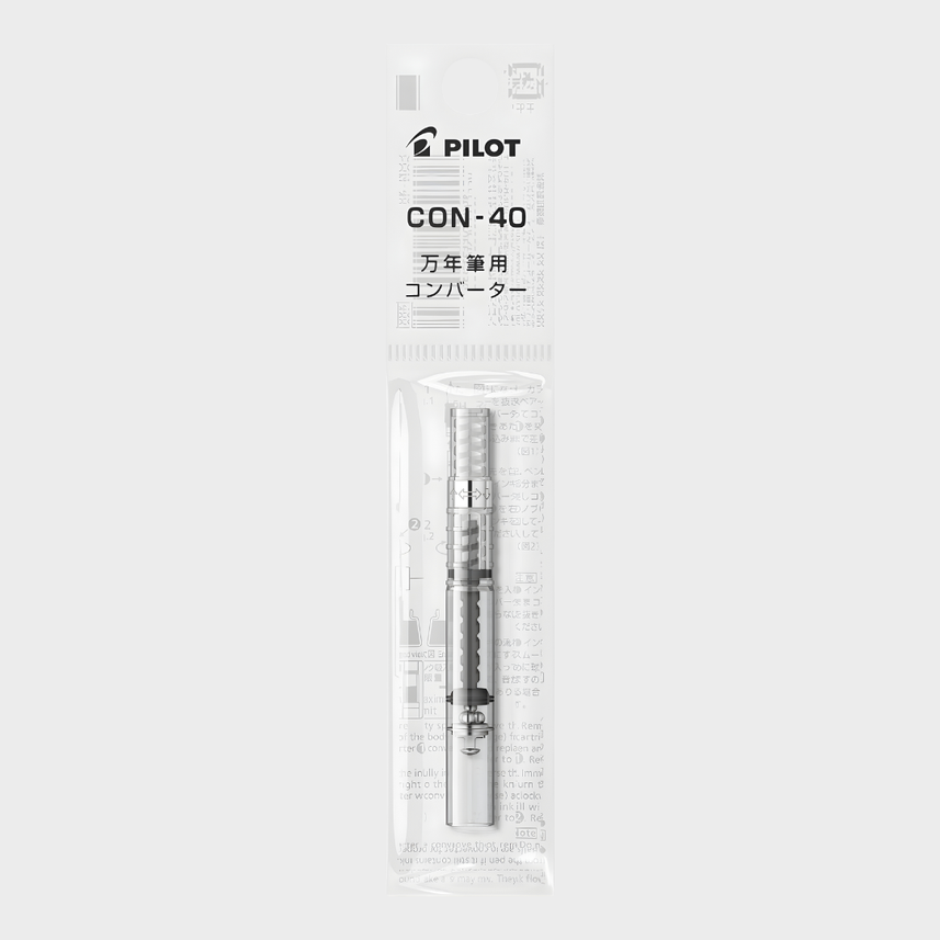 Pilot | Converter | 0.4ml | Ink Inhaler for Cartridge Type Fountain Pen & Desk Pens | Rotary Type | CON-40