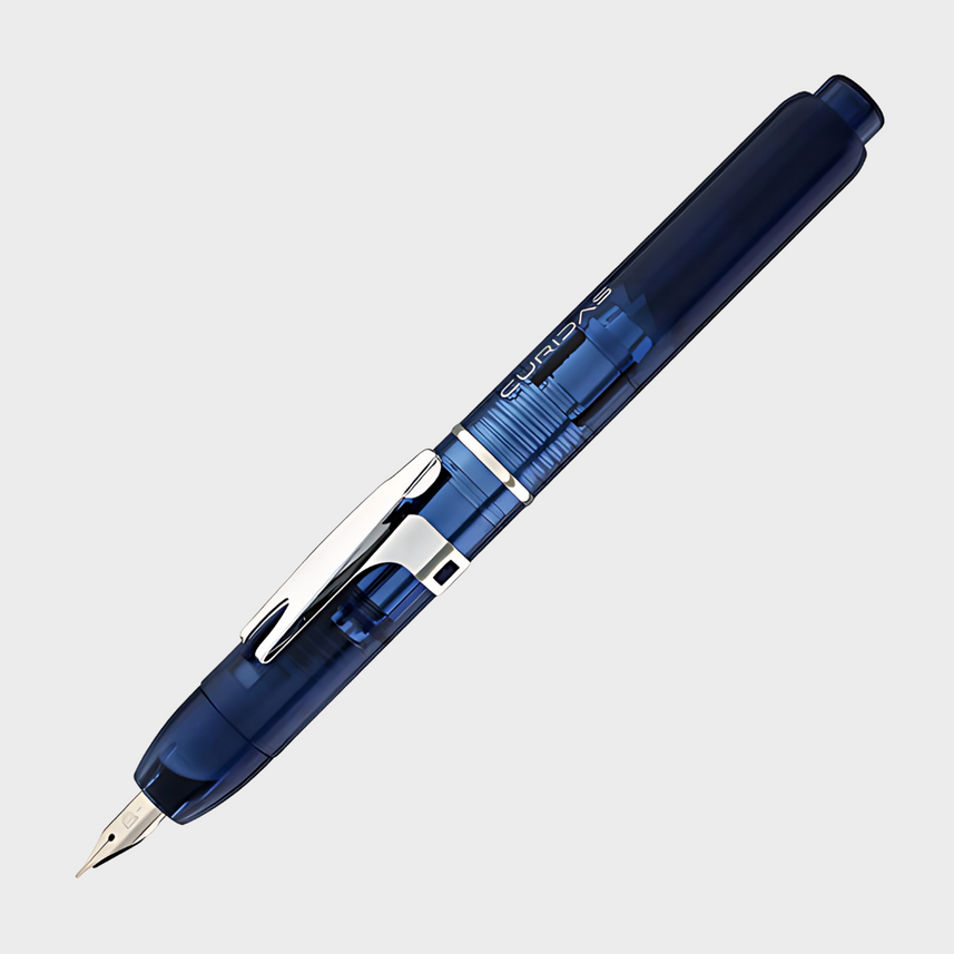 Platinum | Fountain Pen | Curidas | Knock-Type | With Box Packaging | Abyss Blue