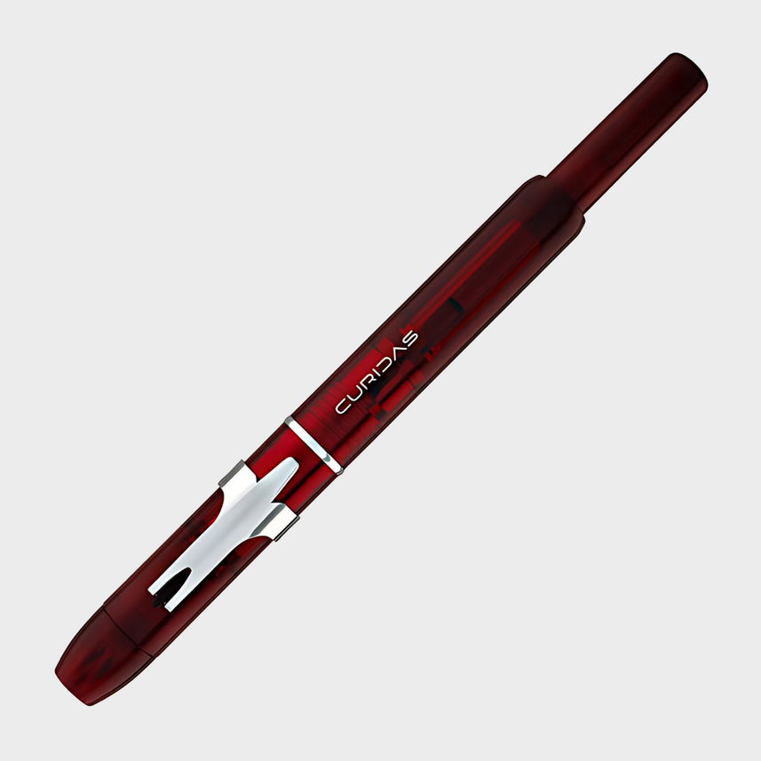 Platinum | Fountain Pen | Curidas | Knock-Type | With Box Packaging | Grand Red