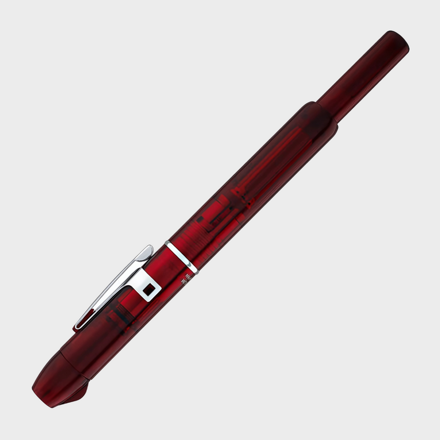 Platinum | Fountain Pen | Curidas | Knock-Type | With Box Packaging | Grand Red