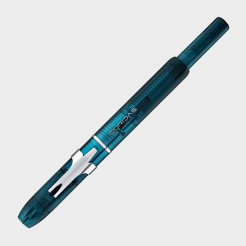 Platinum | Fountain Pen | Curidas | Knock-Type | With Box Packaging | Urban Green
