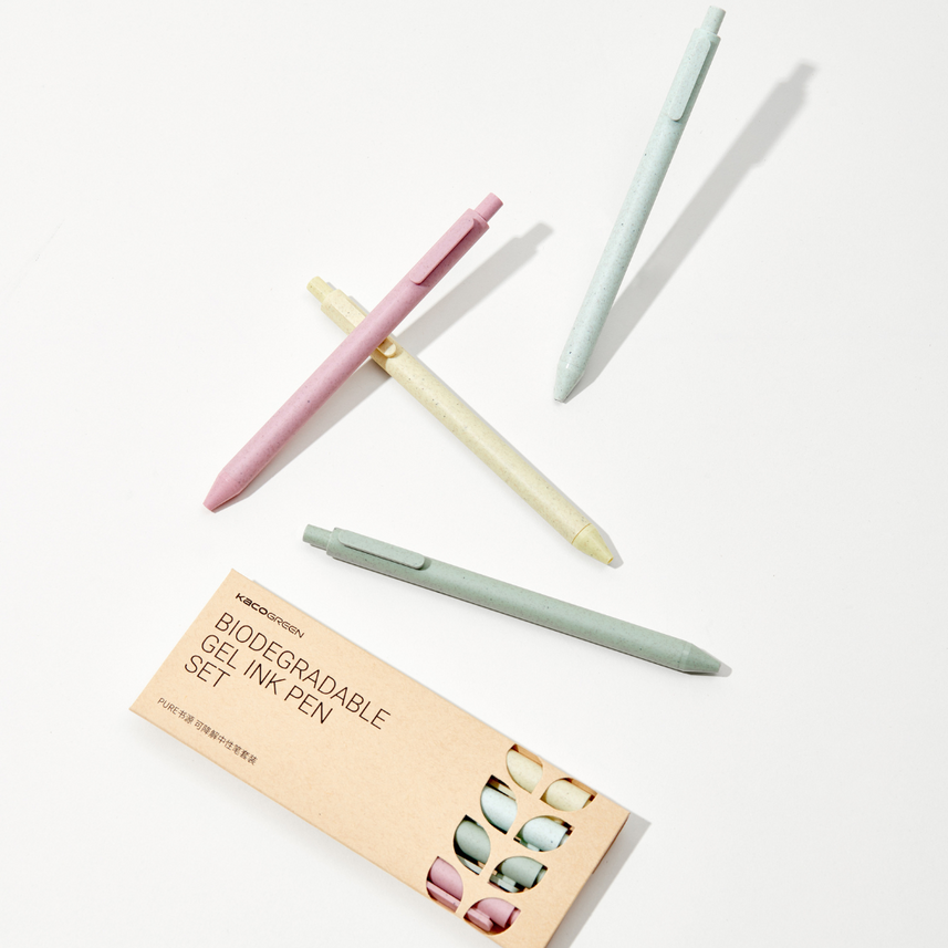 Pure Biodegradable Gel Pen Set