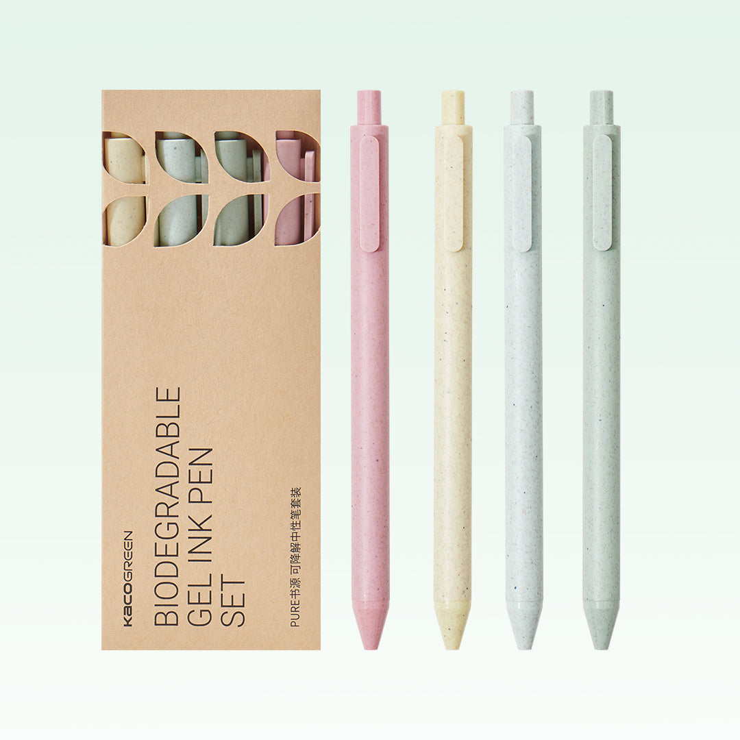 Pure Biodegradable Gel Pen Set
