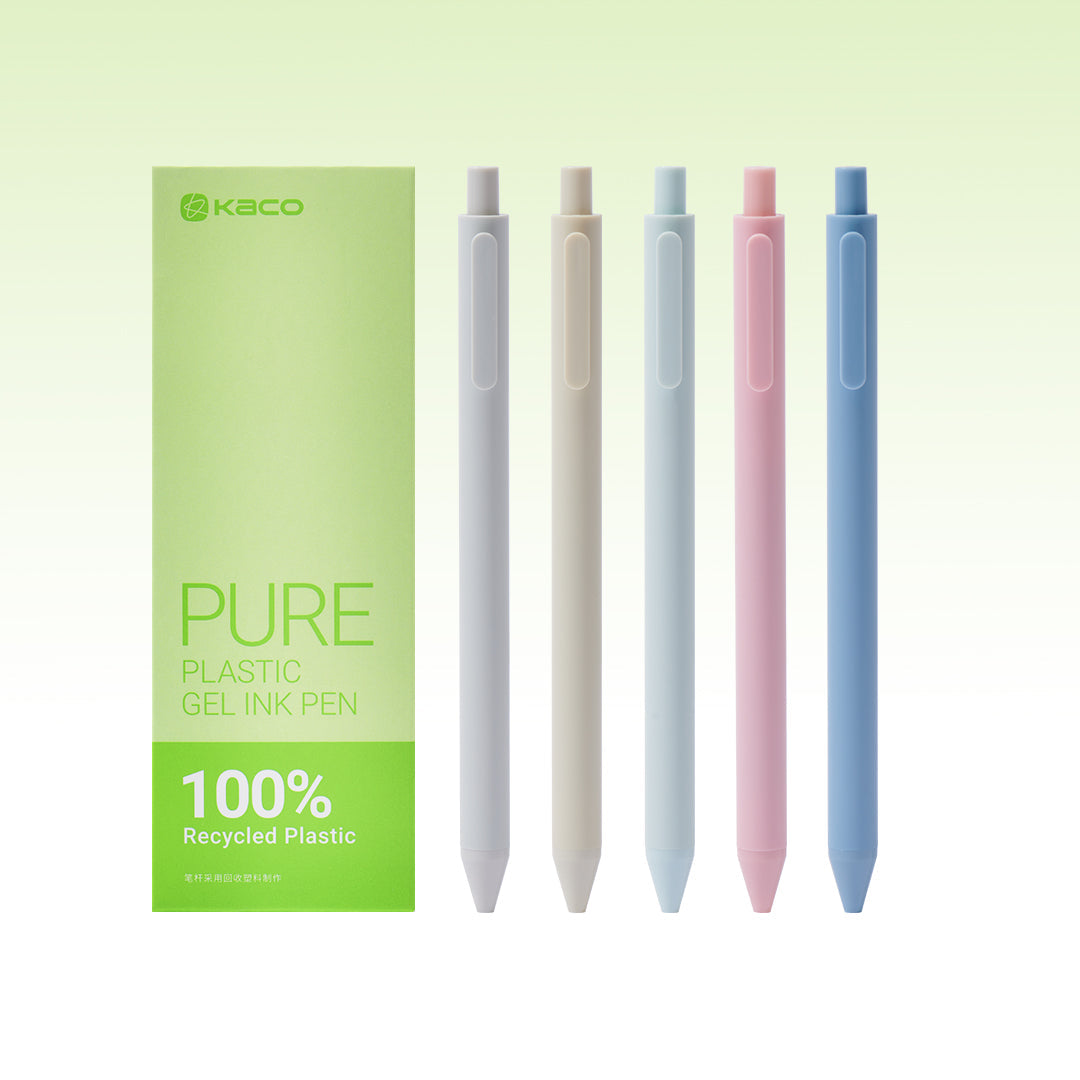 Pure Recycle Natural Story Gel Pen Set