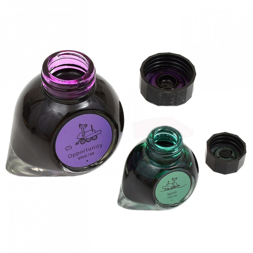 Colorverse Ink | Season 5 | The Red Planet | Opportunity (65ml) and Spirit (15ml) | Purple and Green | 2 Bottle Set | Dye-Based Nontoxic - penpencilink