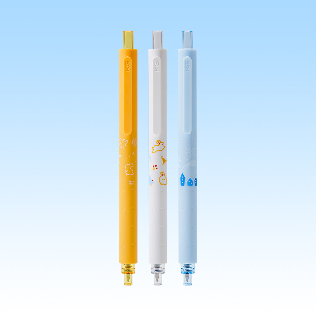 Rocket Snow Hare Gel Pen Set
