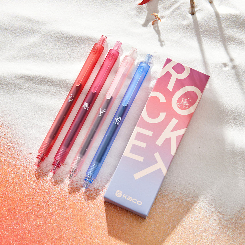 Rocket Beach Sunset Gel Pen Set
