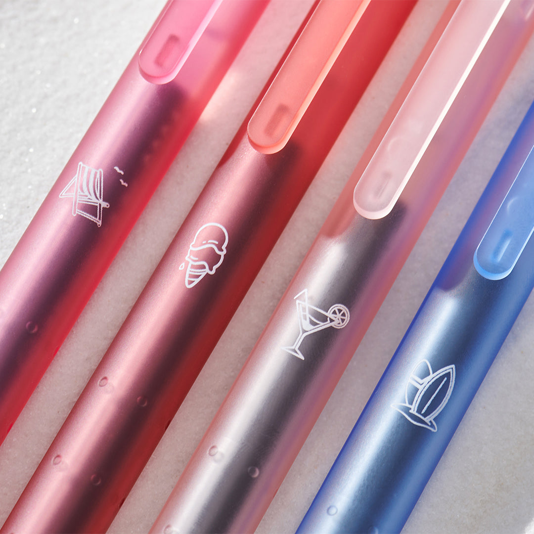 Rocket Beach Sunset Gel Pen Set
