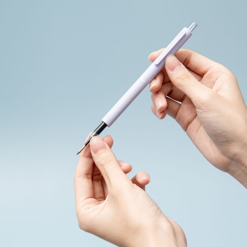 Rocket Moon Night and Sakura Gel Pen Set