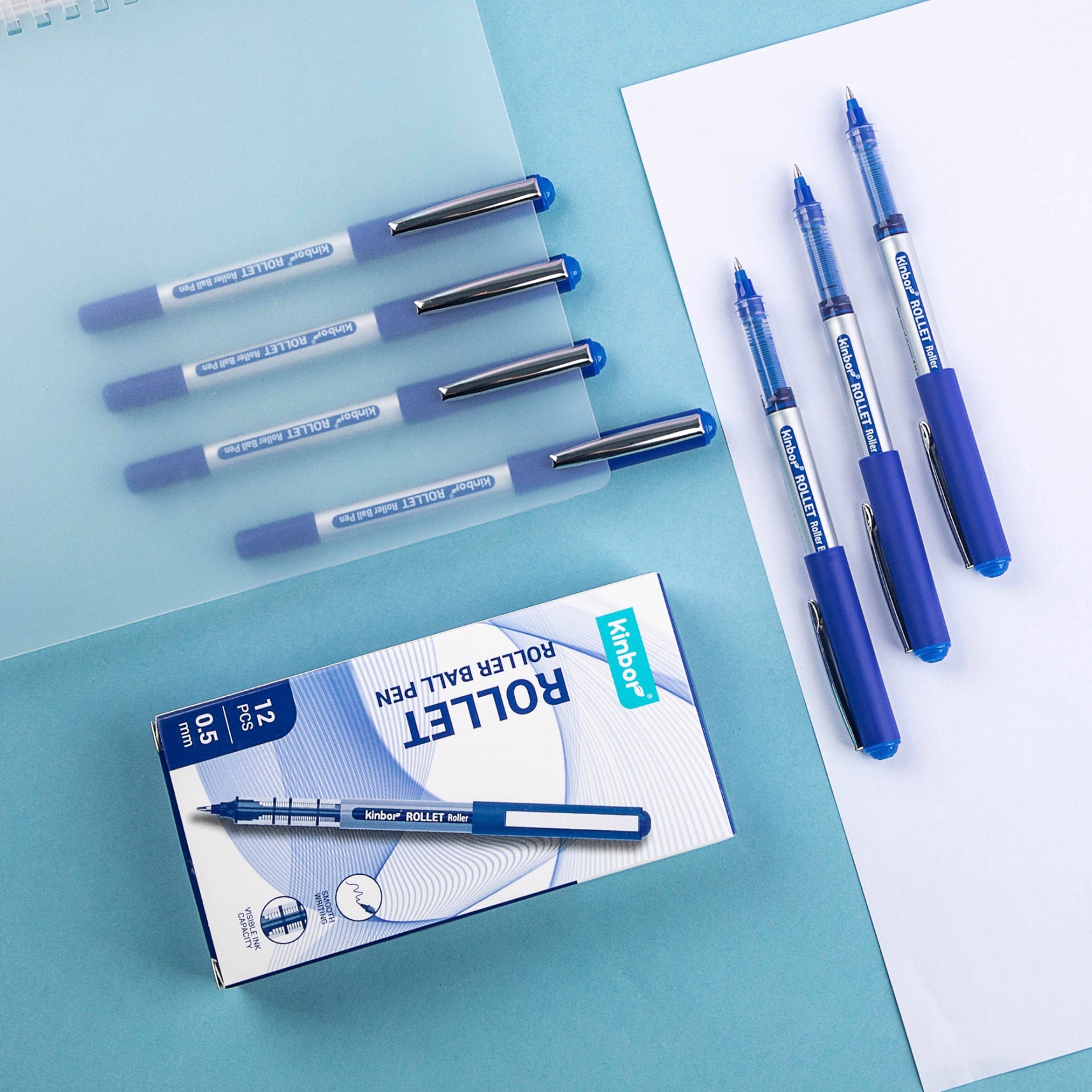 Kinbor Rollet Roller Ball Pen | Smooth Ink Flow & Sleek Design