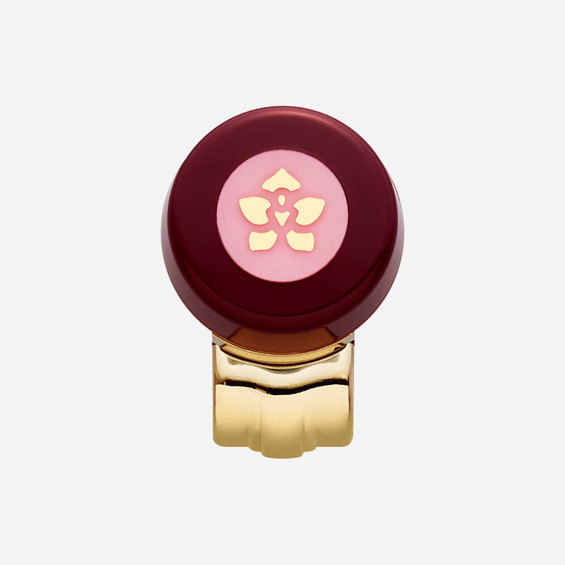 Ancora Birthstone x Birth Flower Fountain Pen January Garnet/Cymbidium