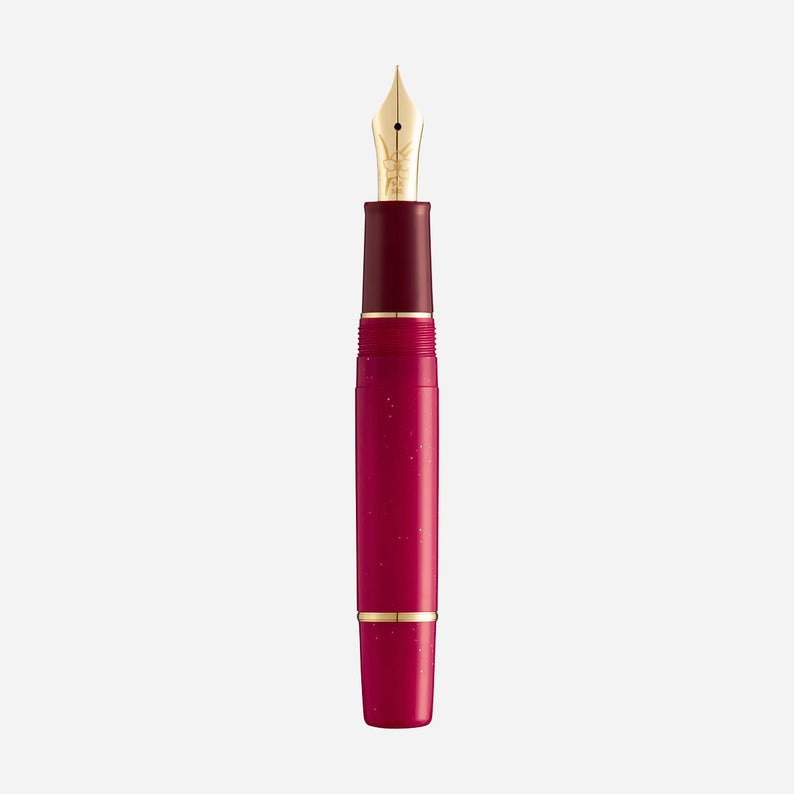 Ancora Birthstone x Birth Flower Fountain Pen January Garnet/Cymbidium
