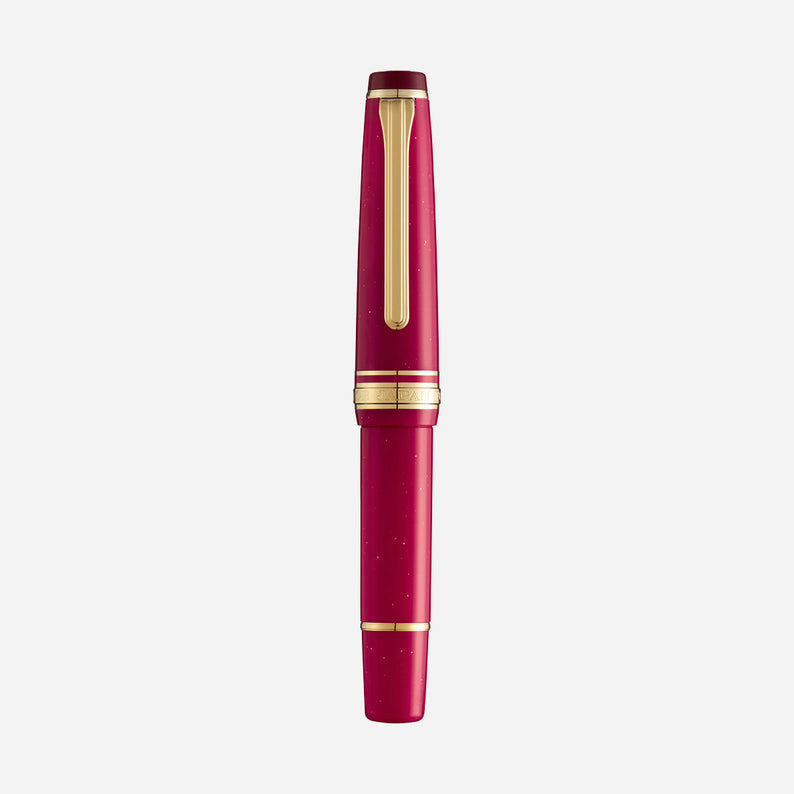 Ancora Birthstone x Birth Flower Fountain Pen January Garnet/Cymbidium