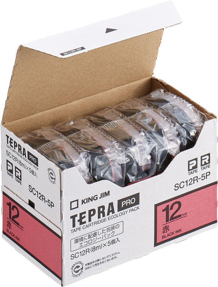 TEPRA PRO Tape Cartridge Eco Friendly Packaging