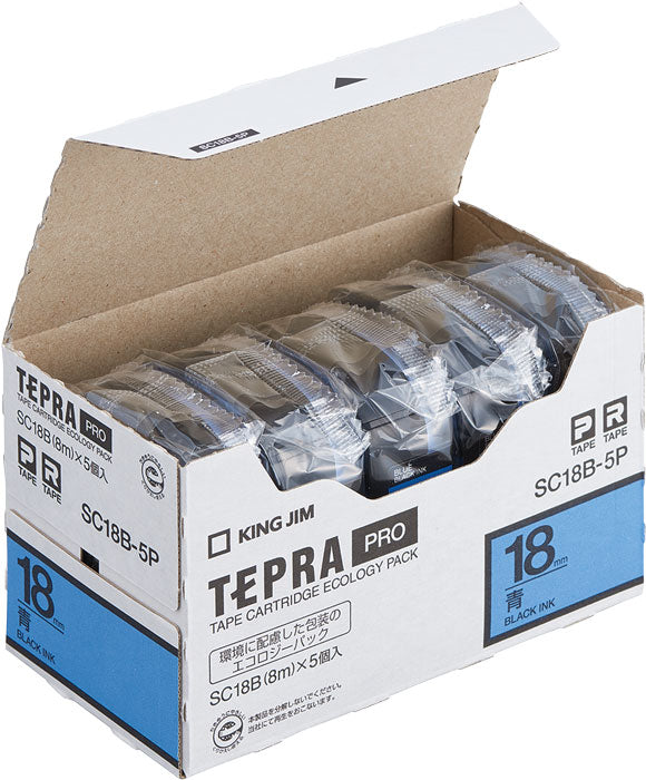 TEPRA PRO Tape Cartridge Eco Friendly Packaging
