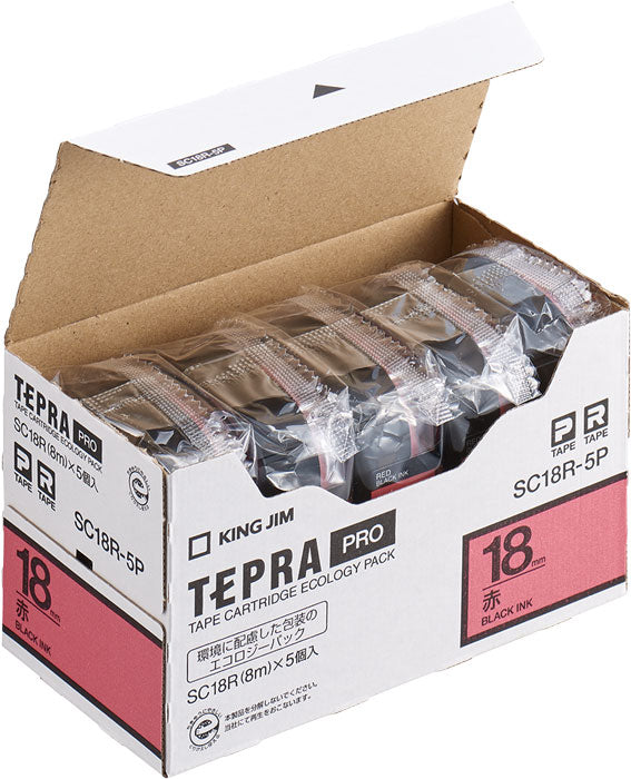 TEPRA PRO Tape Cartridge Eco Friendly Packaging