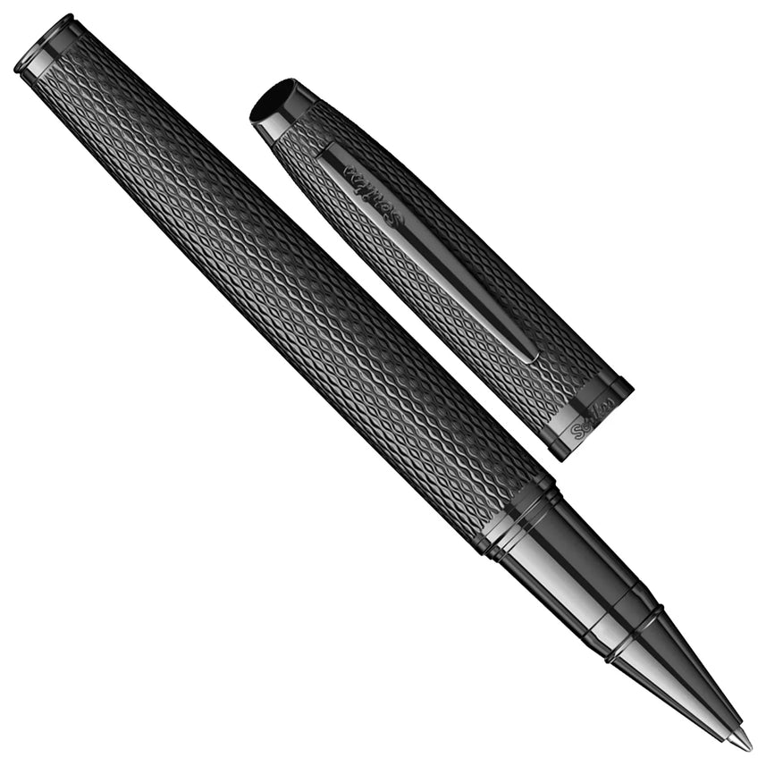 Scrikss Oscar 390 Rollerball Pen - Matt Black