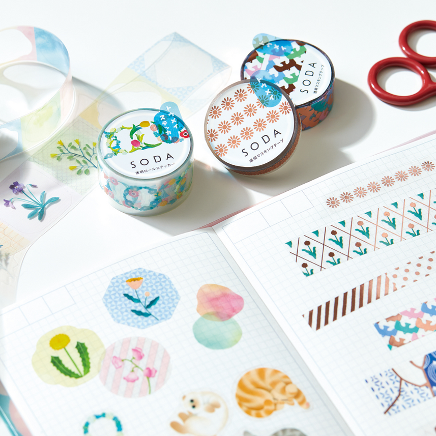 SODA Transparent Masking Tape