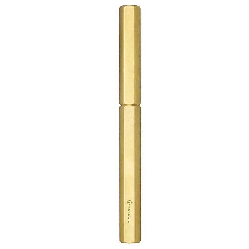 Ystudio | Fountain Pen | Classic Revolve | Brass.