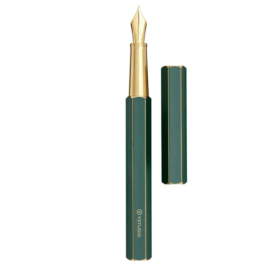 Ystudio | Fountain Pen | Classic Revolve | Green