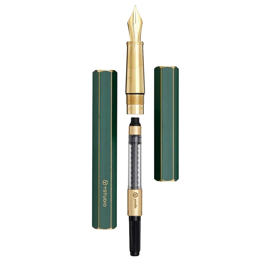 Ystudio | Fountain Pen | Classic Revolve | Green
