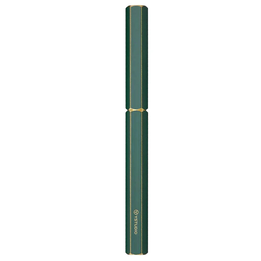 Ystudio Classic Revolve Fountain Pen - Green Hexogon | Medium Nib
