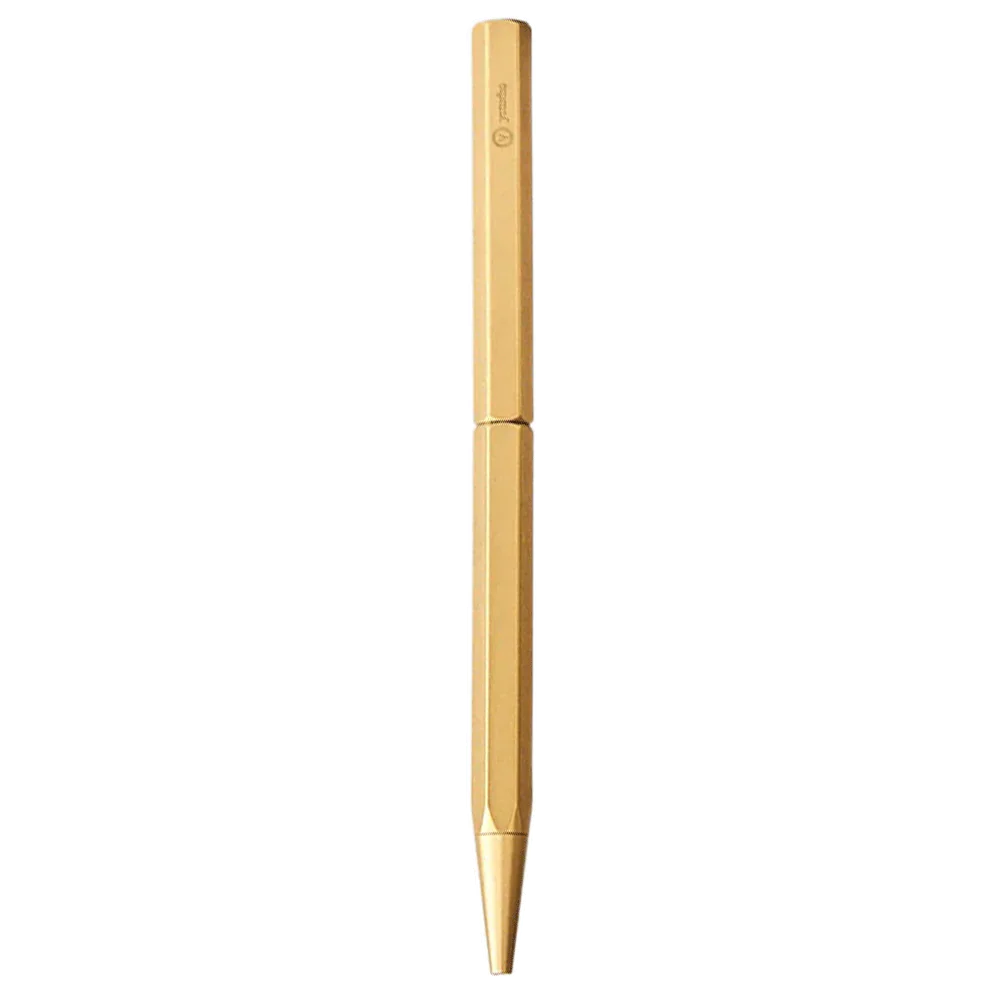 Ystudio | Ballpoint Pen | Classic Revolve | Slim Brass