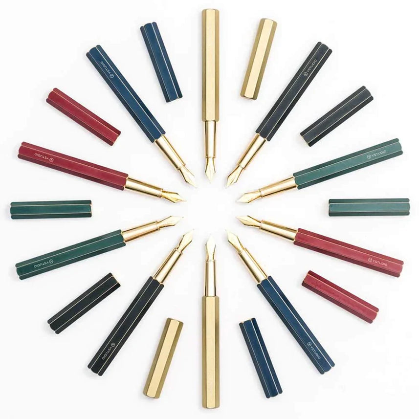 Ystudio | Fountain Pen | Classic Revolve | Black