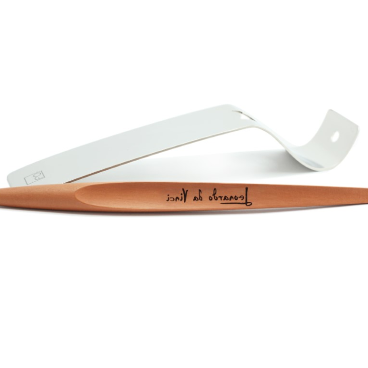 Pininfarina | Forever Piuma | Leonardo 500th Limited Edition | Pear Wood | Ethergraf® Metal Tip and Stainless Steel Base