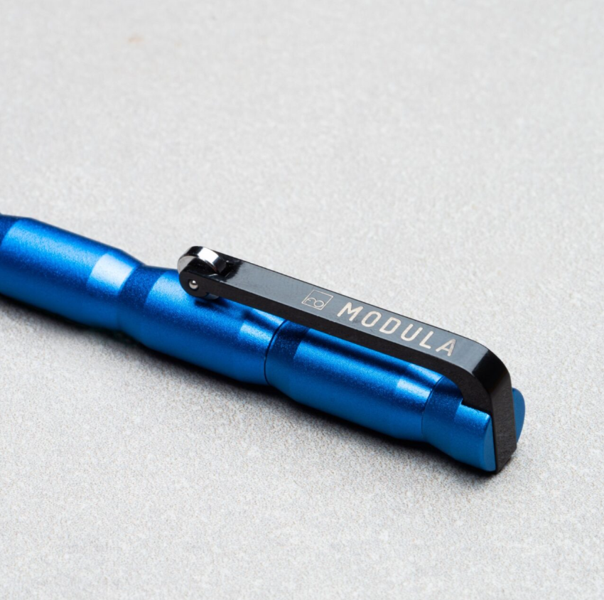 Pininfarina Forever Modula Aluminum GrafeeX Pencil and Ballpoint Pen – Blue