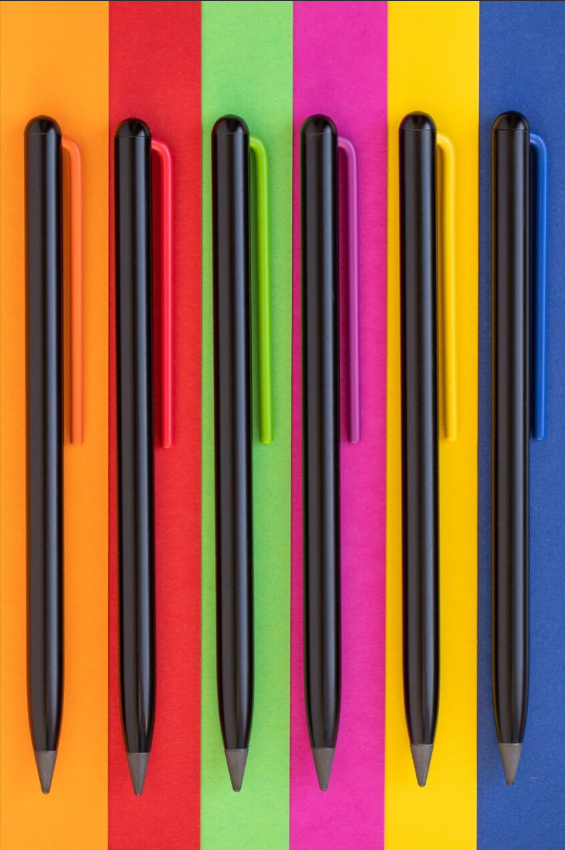 Pininfarina | Grafeex | Graphite Pencil | Brass Barrel | Orange | 0.7mm Mechanical Pencil