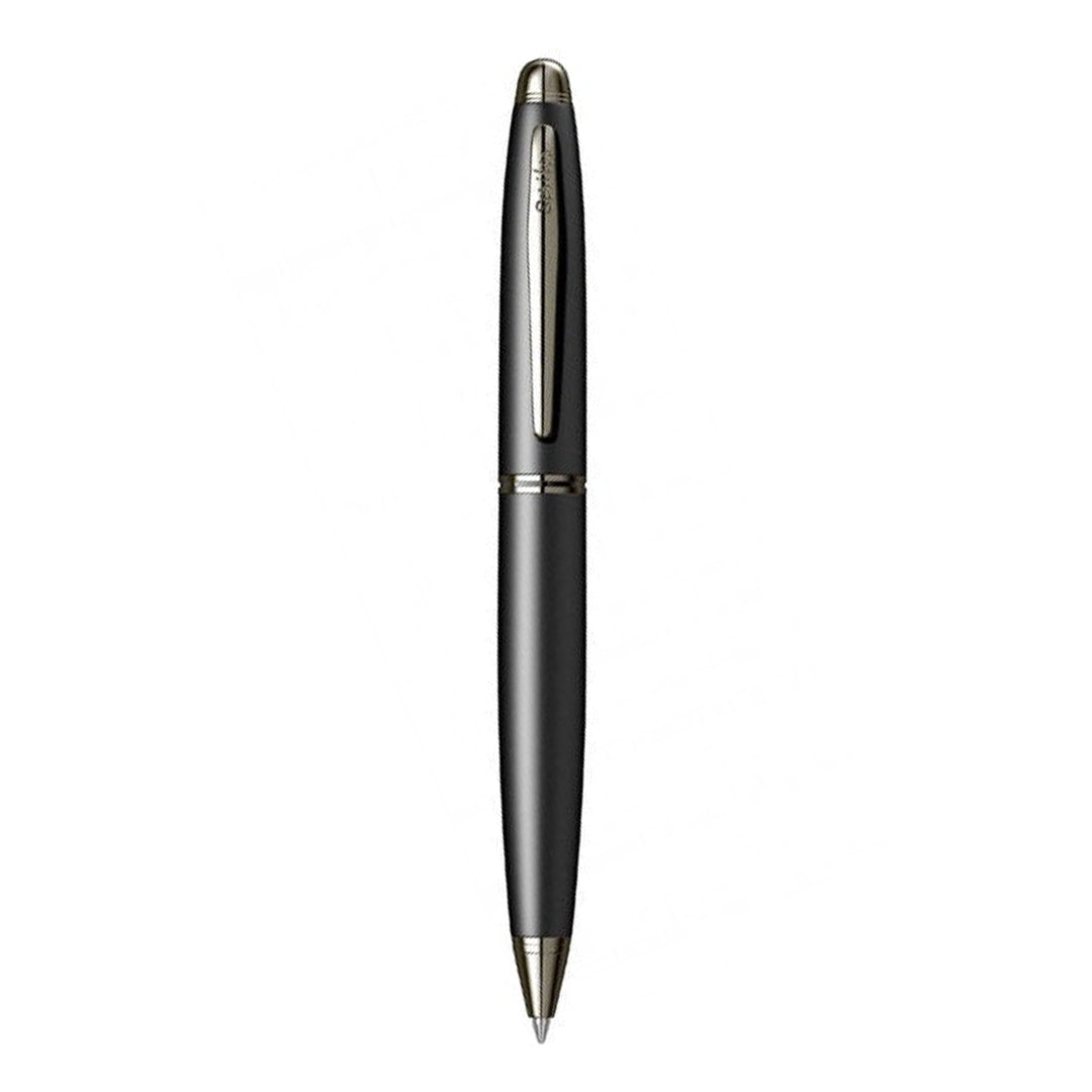 Scrikss | Knight | Matte Black | Ball Point Pen | Titanium Trims | Twist Mechanism
