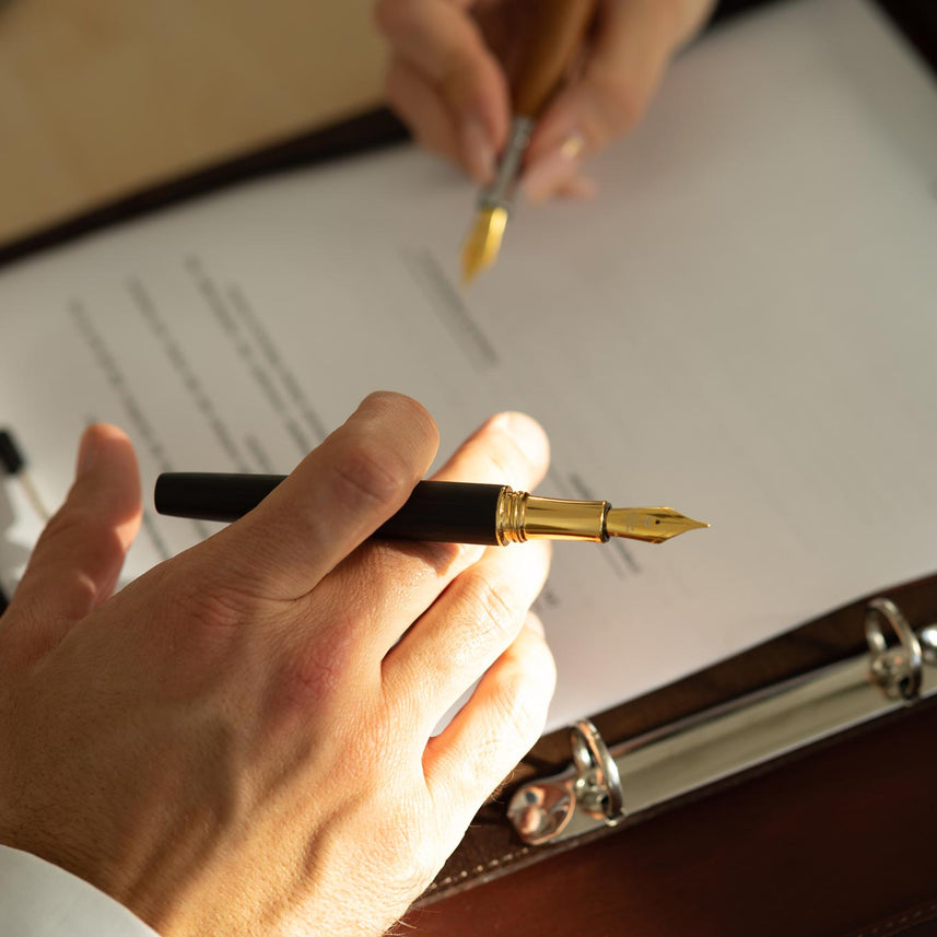 Horner | Scriptum | Fountain Pen | Ebony Wood-GT