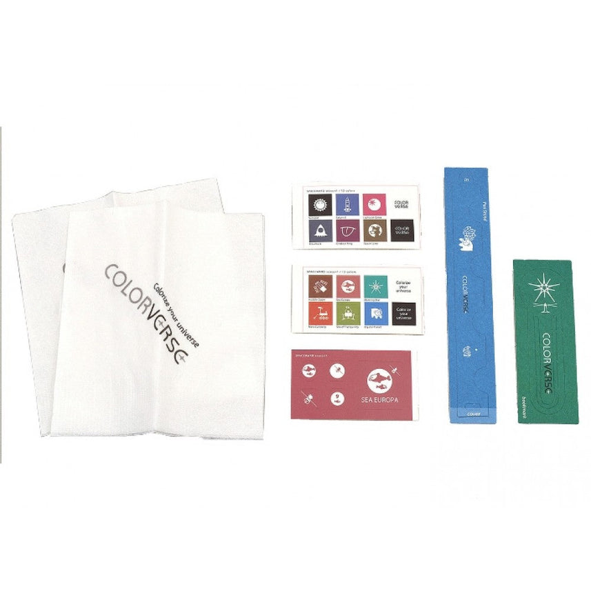 Colorverse Ink | Spaceward Series | Sea Europa | Red | 65ml & 15ml | 2 Bottle Set - penpencilink