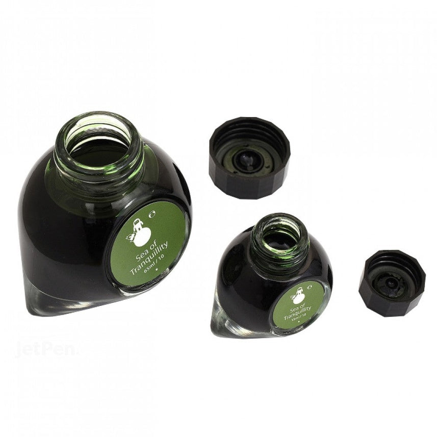 Colorverse Ink | Spaceward Series | Sea Of Tranquility | Green | 65ml & 15ml | 2 Bottle Set - penpencilink