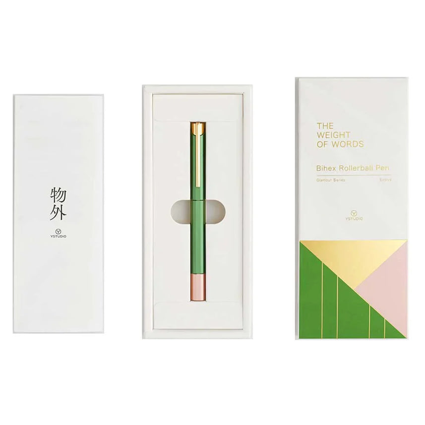 Ystudio | Rollerball Pen | Glamour Series | Evolve Bihex Absinthe.
