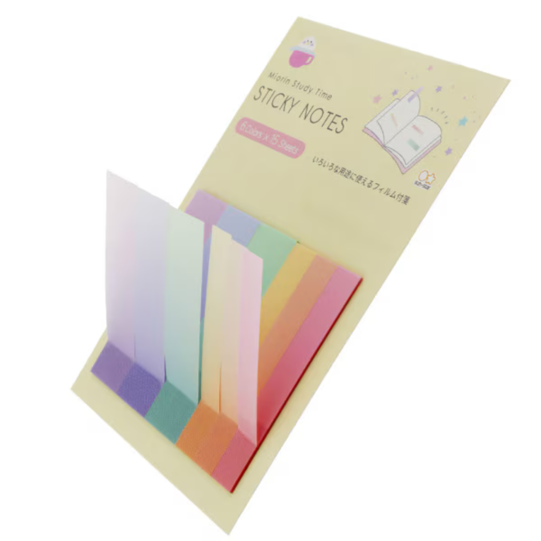 Sun Star Limited Edition Miorin Study Time Sticky Note – INDOFUTURE