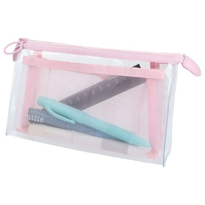 Sun Star Mesh Mitte Clear Pouch