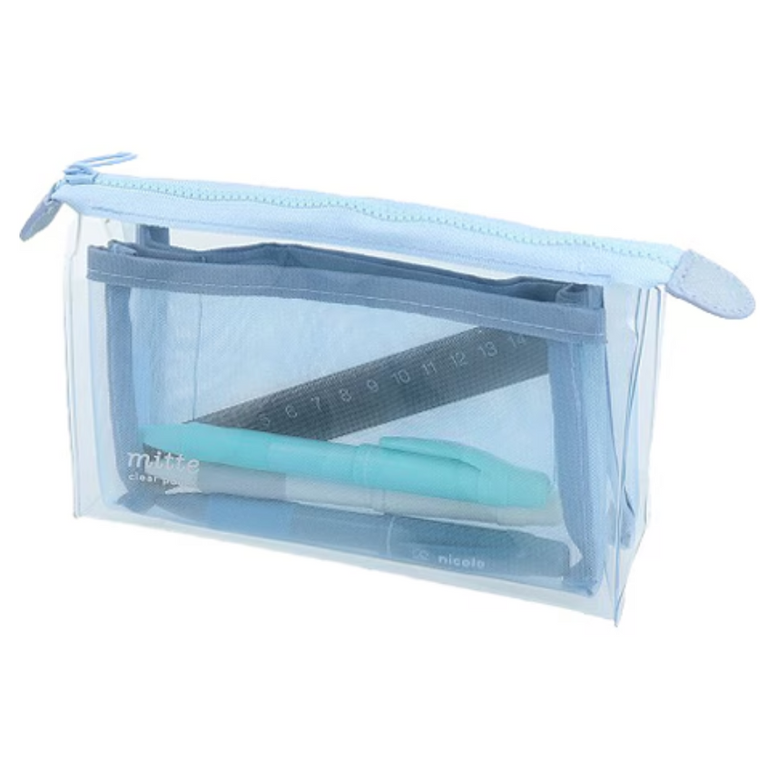 Sun Star Mesh Mitte Clear Pouch