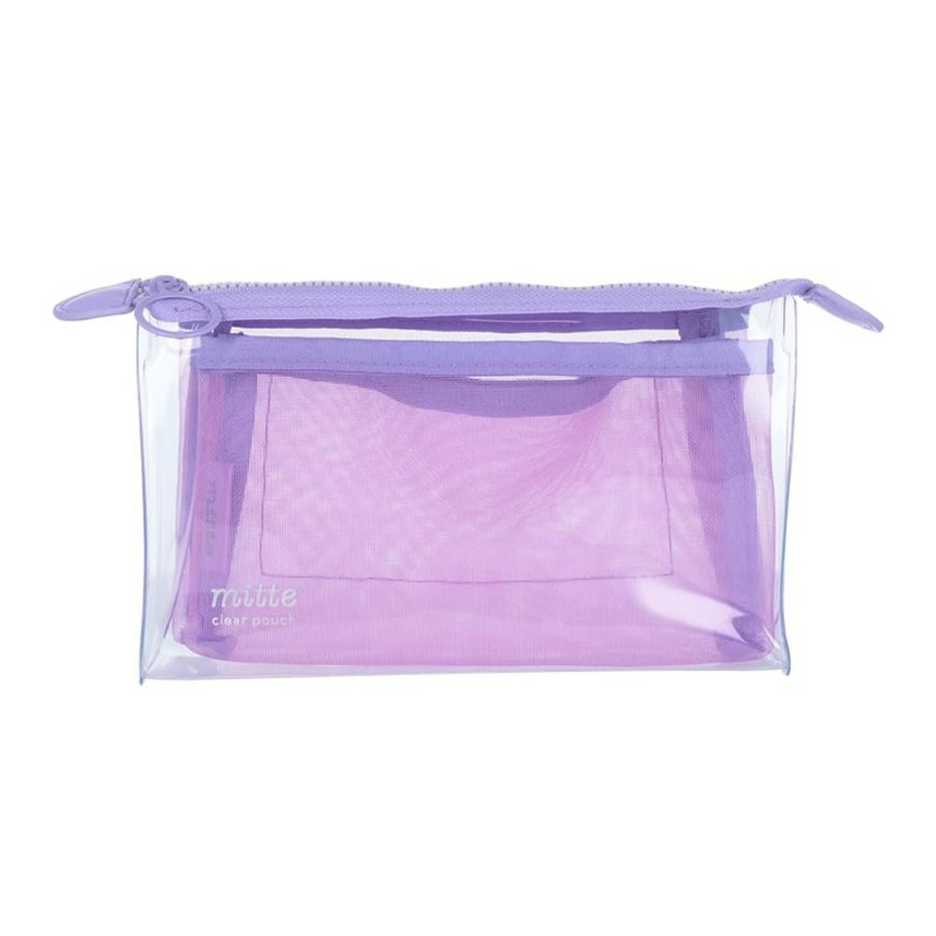 Sun Star Mesh Mitte Clear Pouch