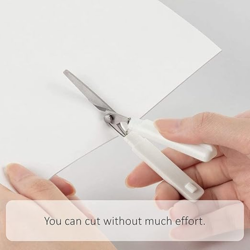 Sun Star Stationery Sticky Reel Compact Scissors