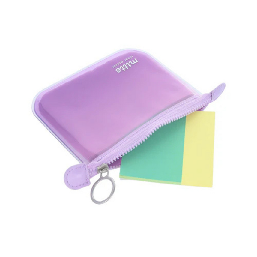 Sun Star Clear Mini Flat Mitte Pouch