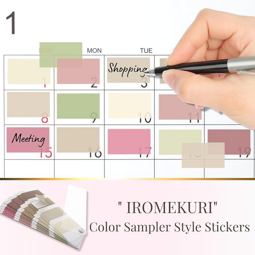 Sun Star Iromekuri Seal Color Swatches
