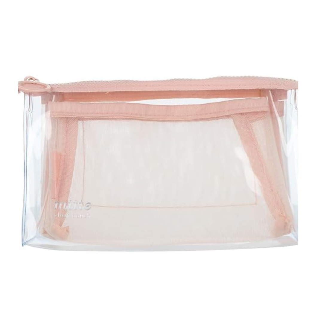 Sun Star Mesh Mitte Clear Pouch