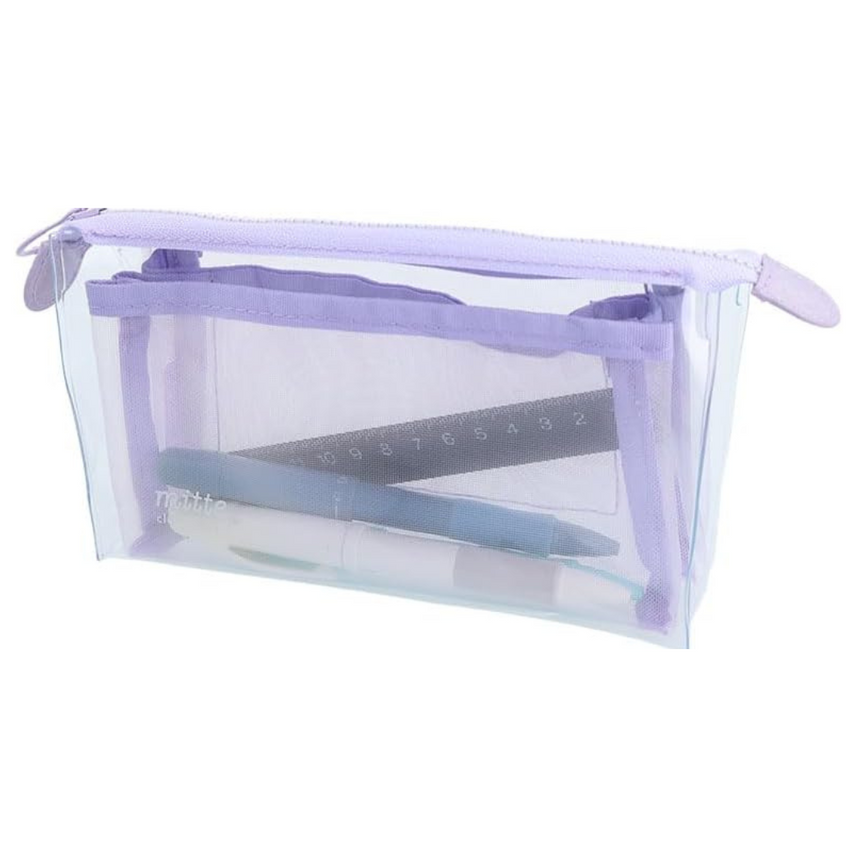 Sun Star Mesh Mitte Clear Pouch