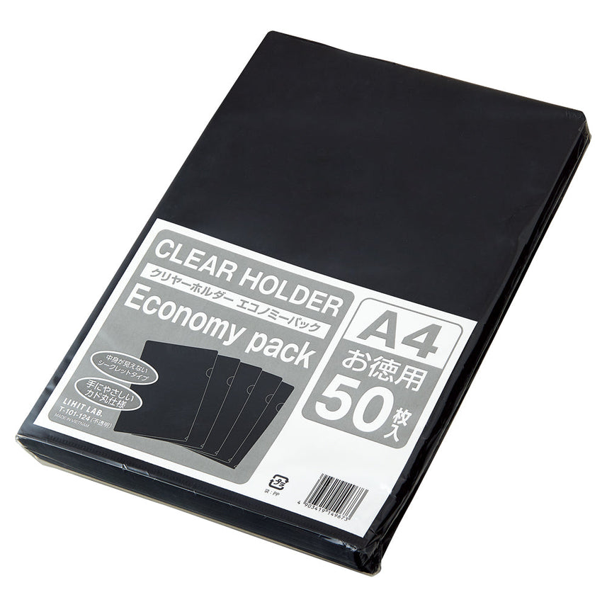 [Set of 10] Clear folder economy pack A4 (50 sheets)
